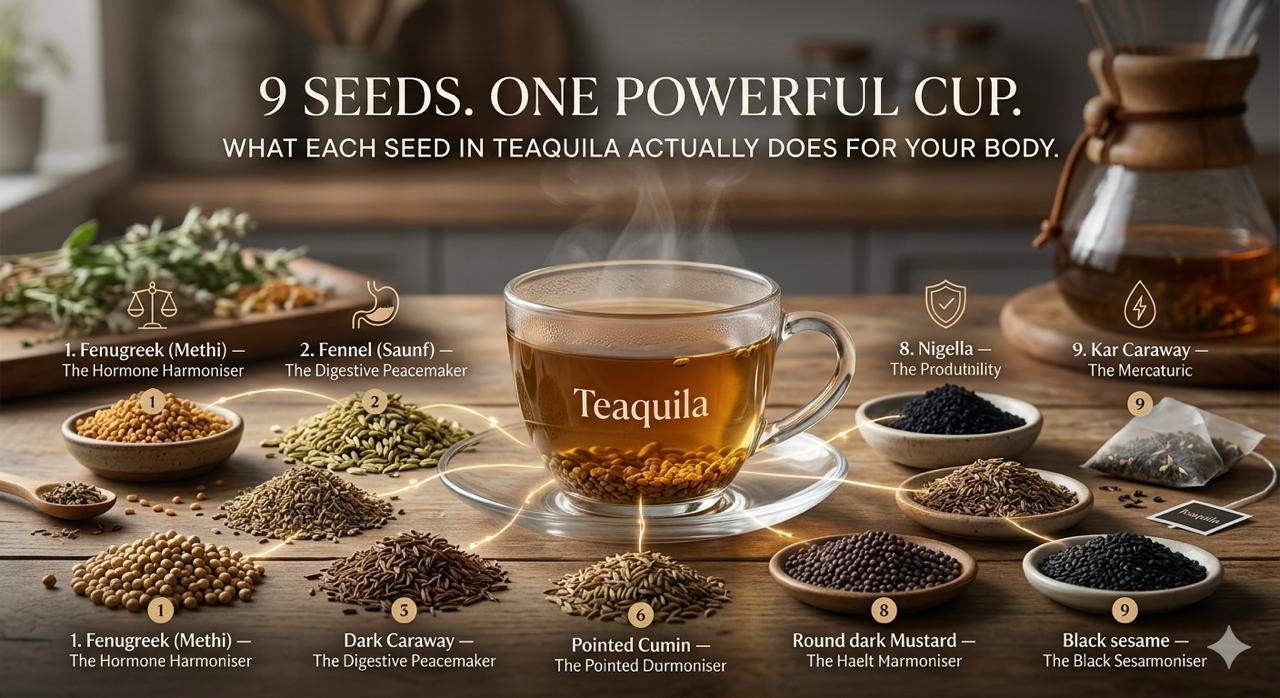 9 Seeds. One Powerful Cup. What Each Seed in Teaquila Actually Does for Your Body