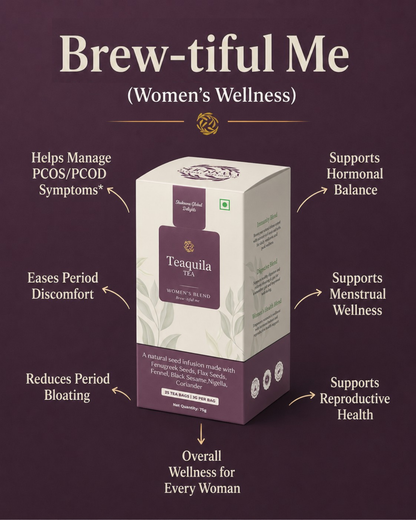 Brew-tiful Me Seed Tea for PCOS & Painful Periods