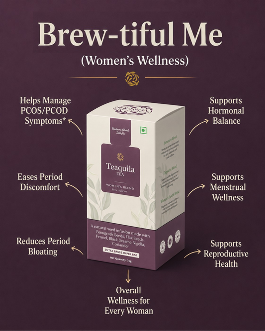 Brew-tiful Me Seed Tea for PCOS & Painful Periods