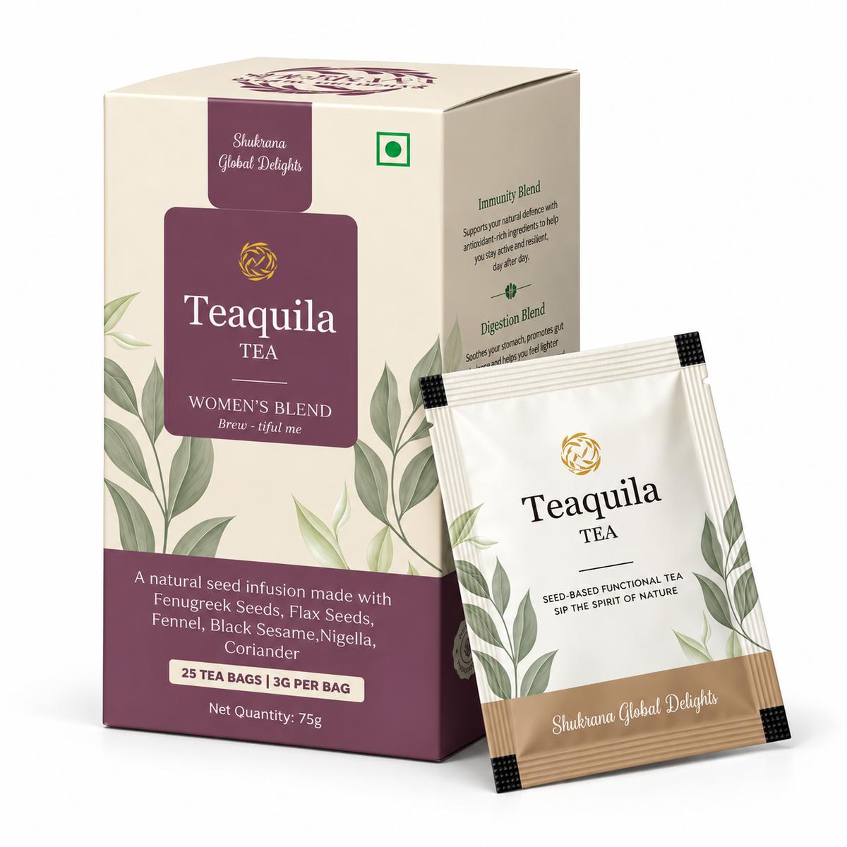 Brew-tiful Me Seed Tea for PCOS & Painful Periods